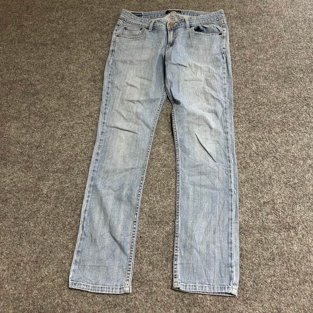 Levi's Jeans Womens Size 11 Blue Too Superlow 524 Slim Fit Light Wash Stretch